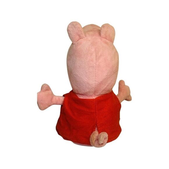 2003 Peppa Pig Official Red Dress Plush Limited Edition Stuffed Animal Toy Doll - Picture 7 of 8
